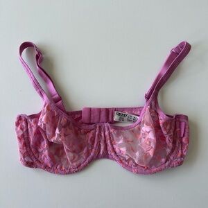 DKNY Mauve Lace Underwire Bra